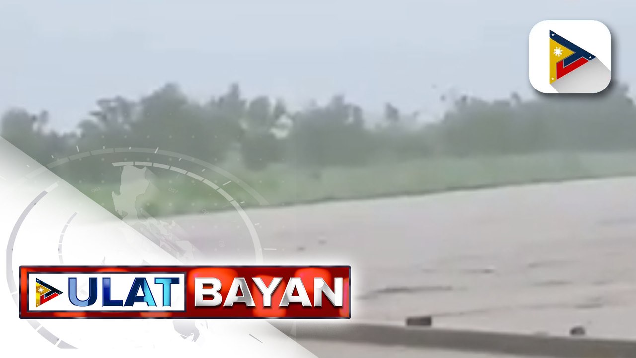 Ilang pangunahing kalsada at tulay sa Ilocos Norte at Tuguegarao, halos matakpan dahil sa pagbaha