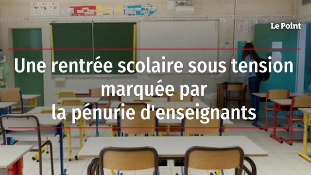 Une rentrée scolaire sous tension marquée par la pénurie d'enseignants