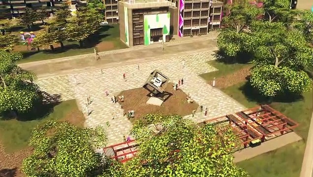 Cities Skylines Plazas & Promenades DLC Coming Soon Official Announcement Trailer
