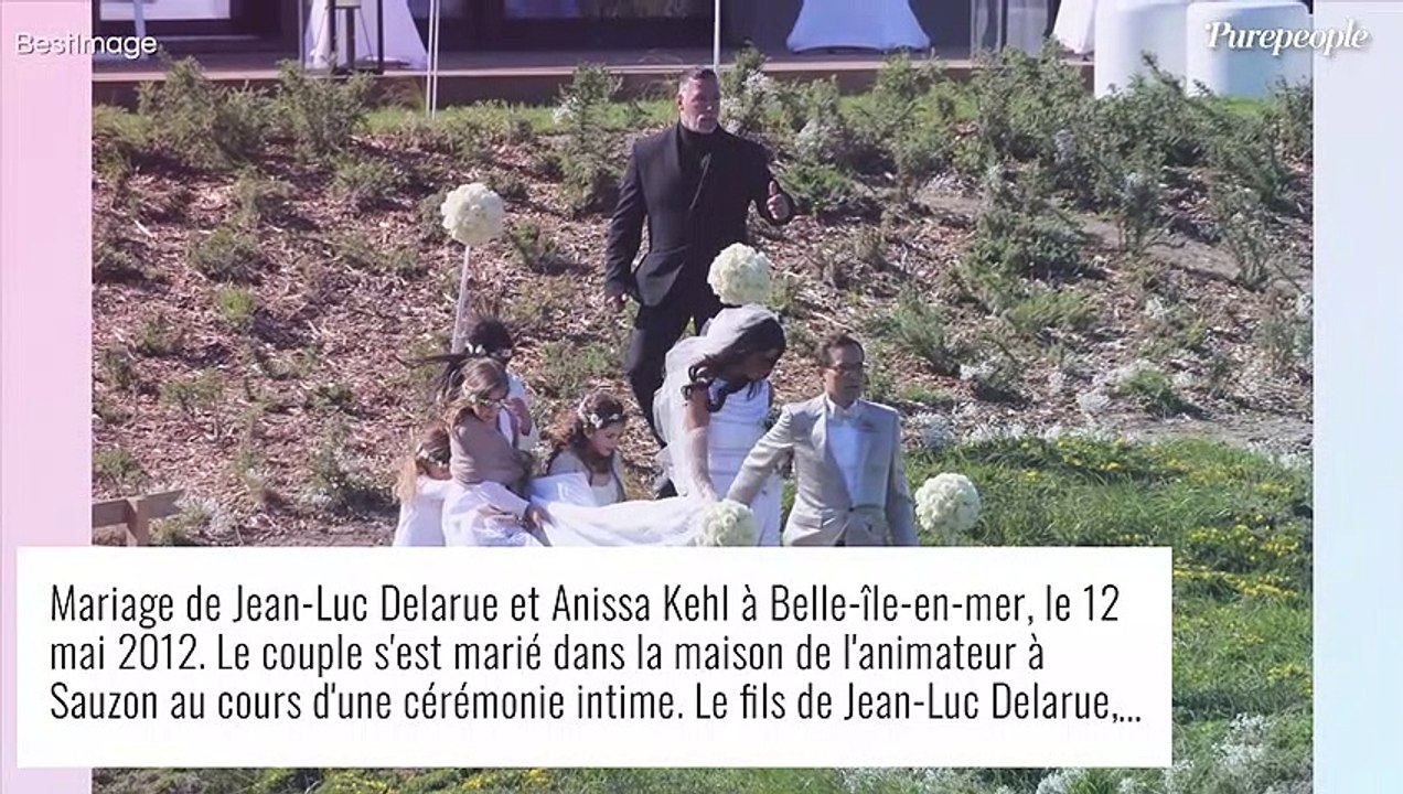 Mort de Jean-Luc Delarue : photos de son mariage avec Anissa, son fils Jean  présent à ses côtés - Vidéo Dailymotion