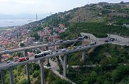 Anadolu Otoyolu'nda trafik kazası ulaşımı aksattı