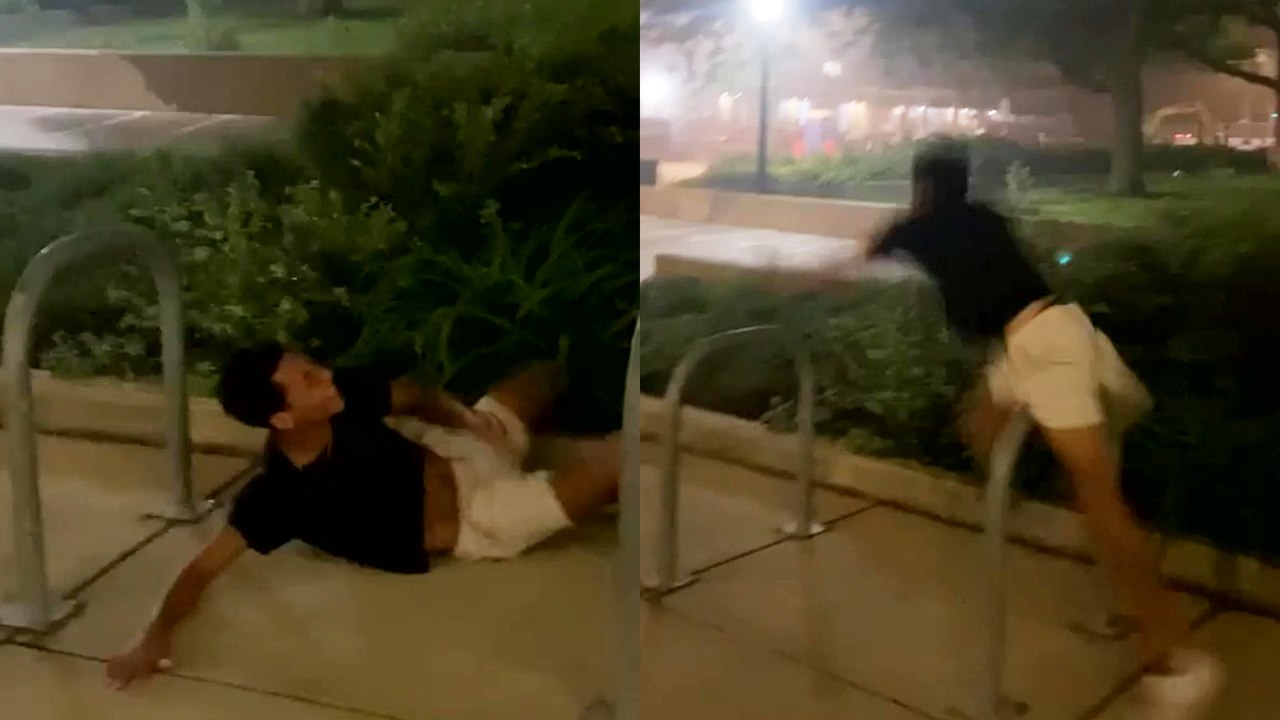 'Practicing parkour while drunk may not be a good idea after all! '