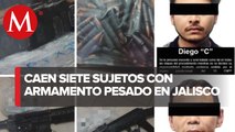 Vinculan a proceso a siete hombres detenidos con armas en Jalisco