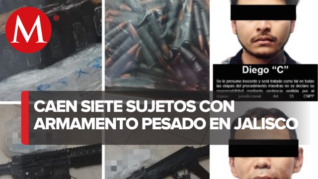 Vinculan a proceso a siete hombres detenidos con armas en Jalisco