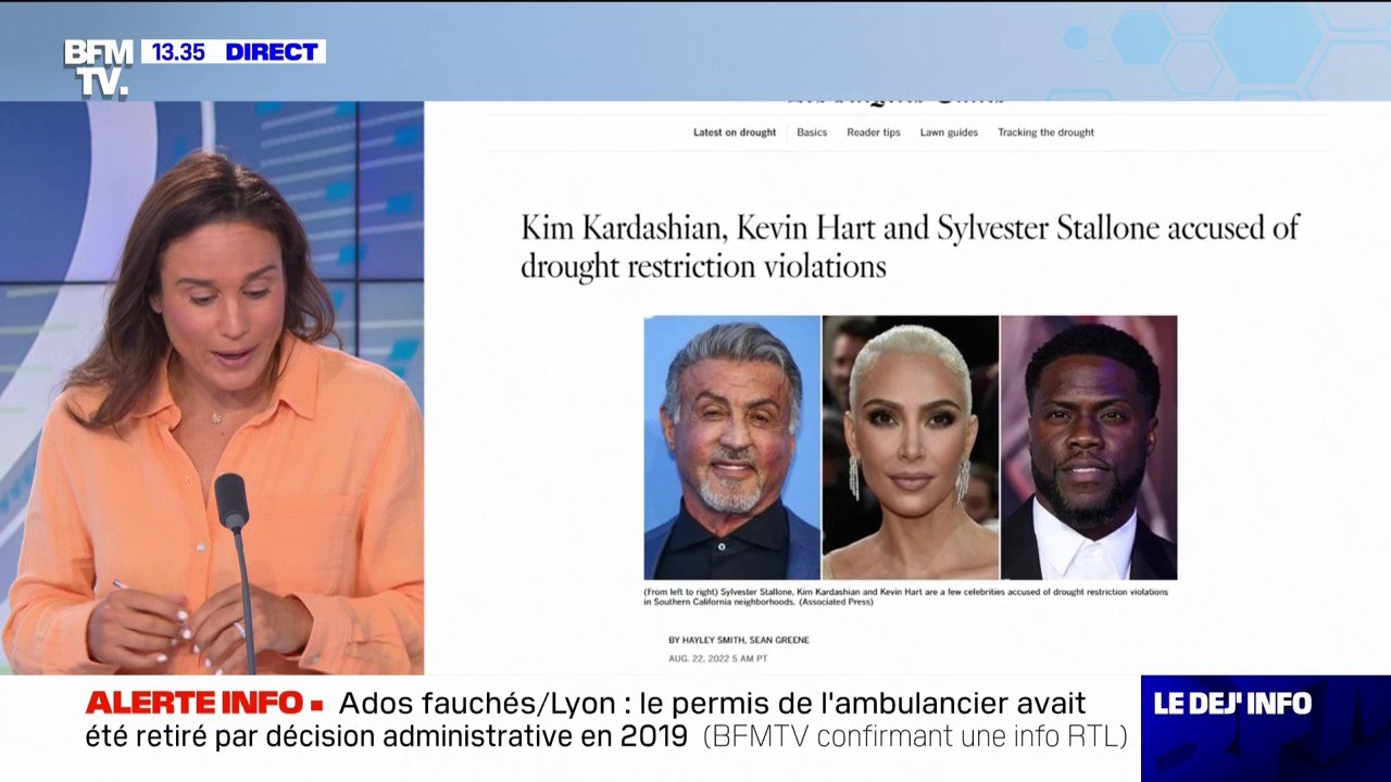 Plusieurs stars américaines épinglées pour le non-respect des restrictions d'eau en période de sécheresse