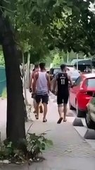 Eskişehir'de sokakta kılıçla gezen kişilerin kim olduğu belli oldu