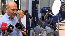 Silivri'de bıçak ve satırlı saldırgan iki polisi yaraladı! Bakan Soylu'dan açıklama geldi: Bildiğimiz bir tip