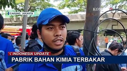 Pabrik Bahan Kimia di Cilincing Terbakar, Asap Hitam Pekat Membumbung Tinggi!