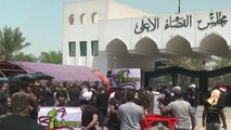 مناصرو التيار الصدري يعتصمون أمام مجلس القضاء الأعلى في بغداد