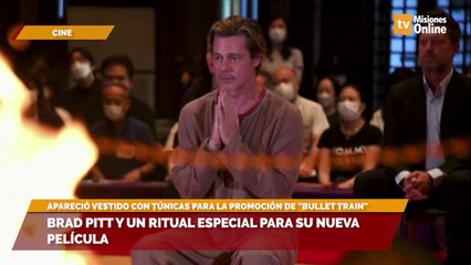 Brad Pitt y un ritual especial para su nueva película