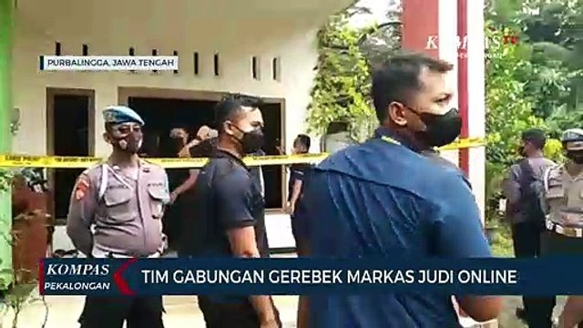 Tim Gabungan Gerebek Markas Judi Online