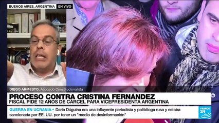 Diego Armesto: "En el caso de Cristina Fernández de Kirchner no existe ninguna cacería de brujas"
