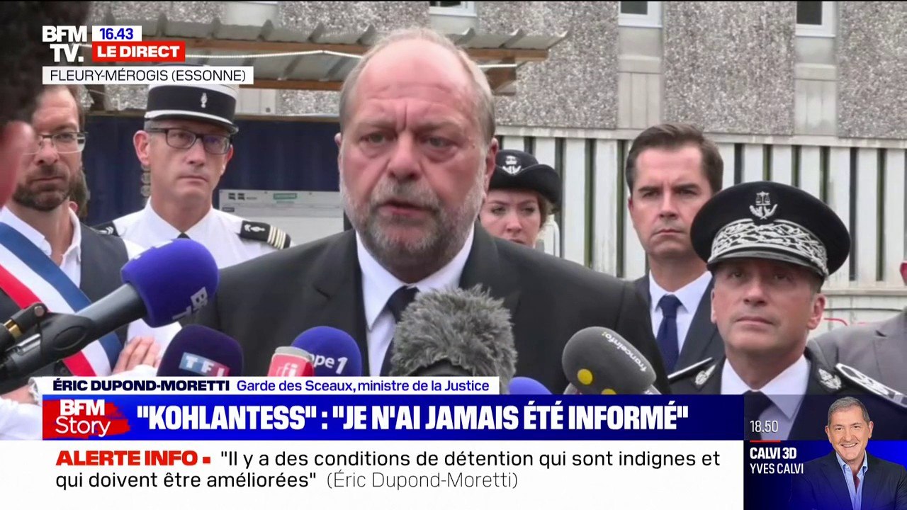 Éric Dupond-Moretti sur Kohlantess: "Si j'avais su qu'une compétition de karting était organisée, j'aurais mis un veto très clair"