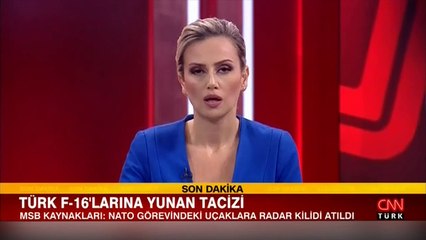 Türk F-16'larına Yunan tacizi