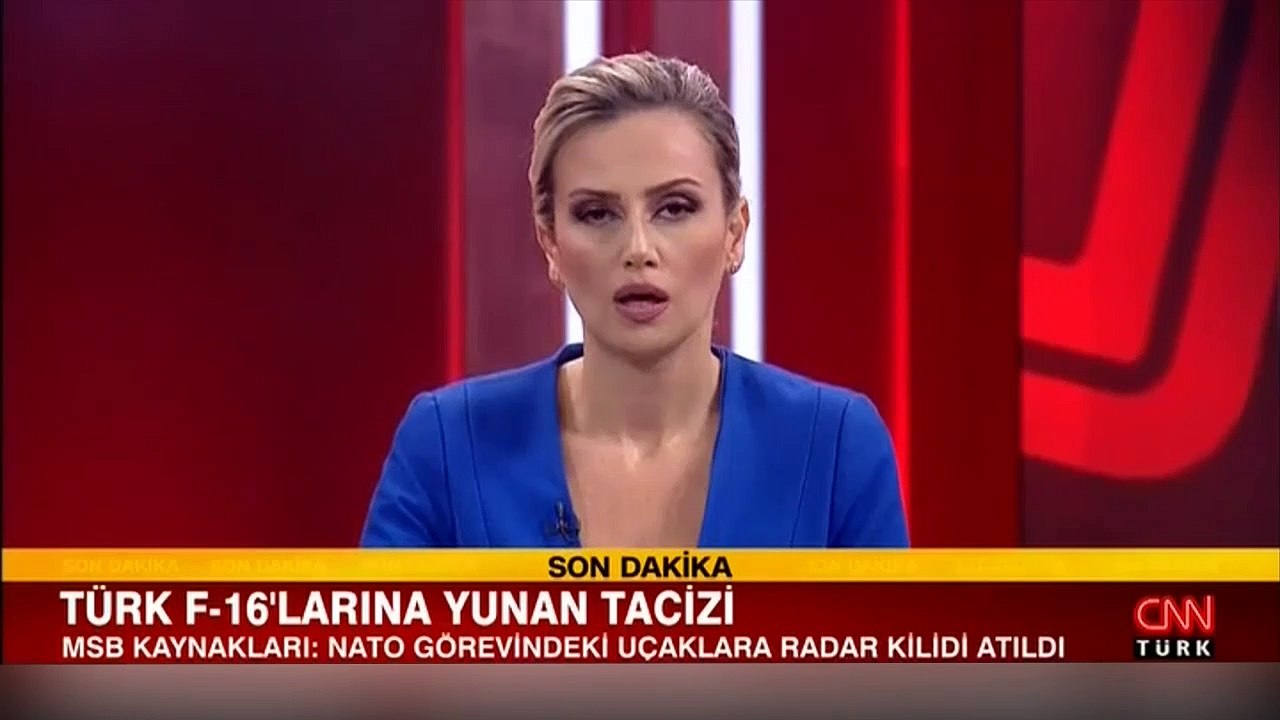 Türk F-16'larına Yunan tacizi