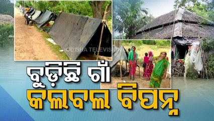 Sufferings of people mount after Subarnarekha swells, families in Balasore spend life on roadside