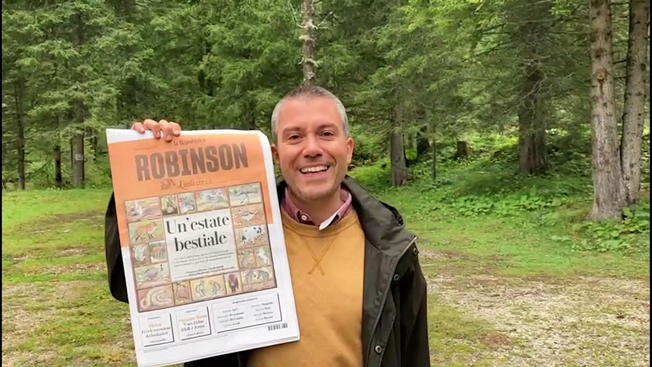 Saverio Raimondo: "Robinson è bestiale da far leggere a cani o gatti o anche..a vostro marito"