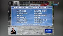 Baha sa Dagupan City, pinalala pa ng high tide | Saksi