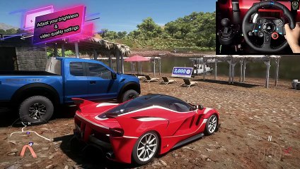 Ferrari Fxxk - Steering Wheel Gameplay