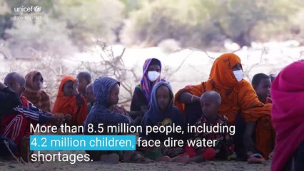 Children in the Horn of Africa are facing one of the worst climate-induced emergencies of the past 40 years