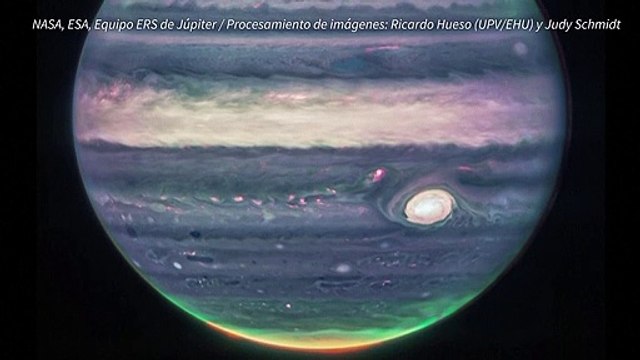 El telescopio espacial James Webb toma impresionantes imágenes de Júpiter