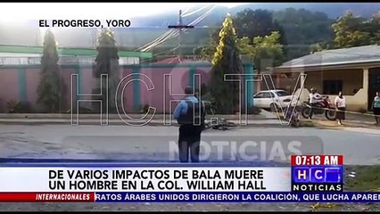 Asesinan a ciudadano que se conducía en bicicleta en la Col.William Hall de El Progreso