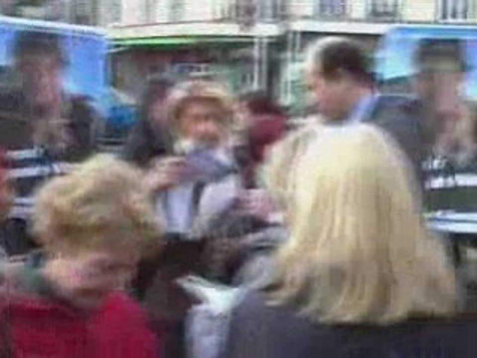 Manif gare en faveur de l'intermodalité