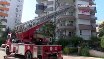 Antalya'da yangında mahsur kalan Tuğsem ve kedileri için nefes kesen kurtarma operasyonu