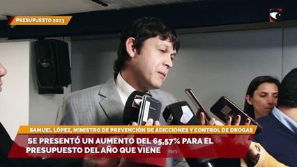 Se presentó un aumento del 65,57% para el presupuesto del año que viene