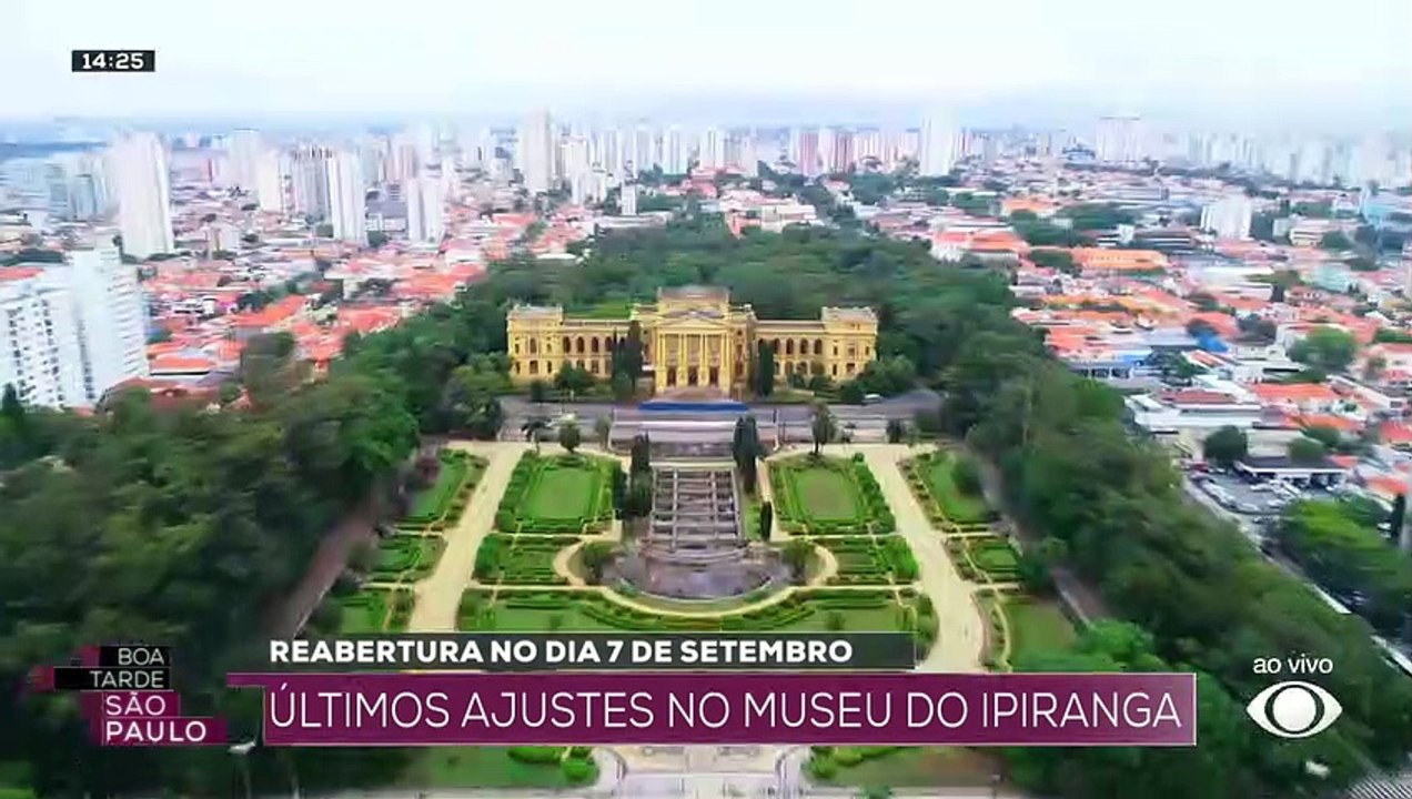 Últimos ajustes no Museu do Ipiranga