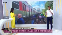 Falha em trem da Linha 9-Esmeralda em São Paulo