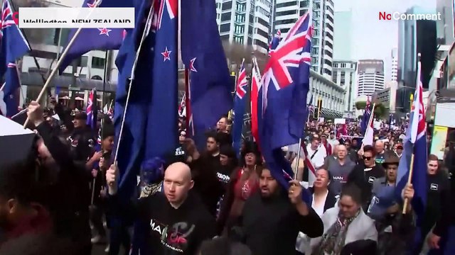 Антиковидные протесты в Новой Зеландии