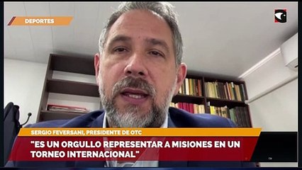 "Es un orgullo representar a Misiones en un torneo internacional"