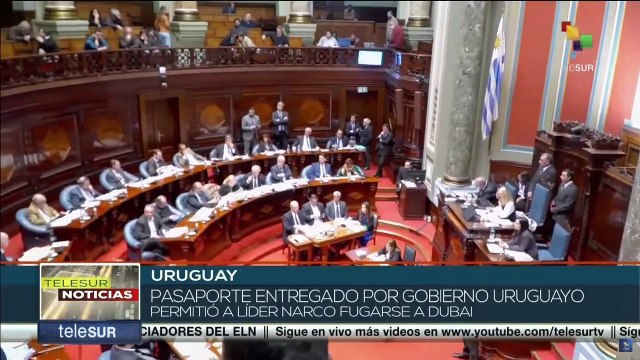 Ministros uruguayos son interpelados por entrega de pasaporte a un líder del narcotráfico