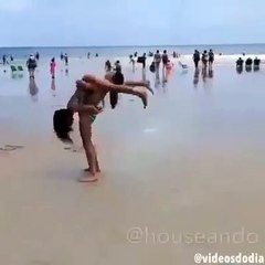 Hug and walk of tow romantic girls