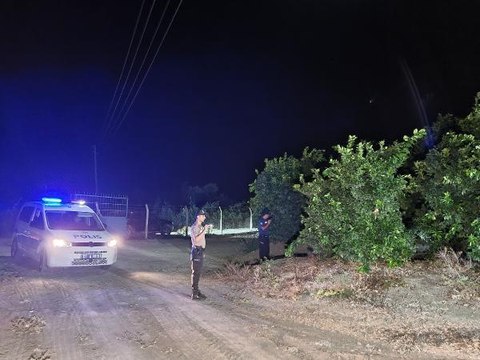 NARENCİYE BAHÇELERİNDE HAVA DESTEKLİ ASAYİŞ UYGULAMASI