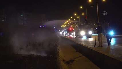 Son dakika gündem: Zeytinlik alanda çıkan yangın söndürüldü