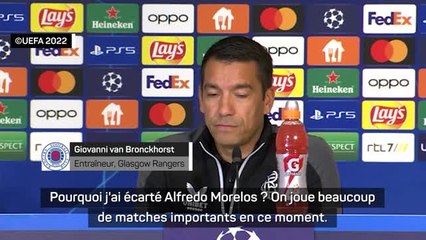 Barrages - Giovanni van Bronckhorst : "Alfredo Morelos doit me montrer qu'il veut jouer aux Rangers"