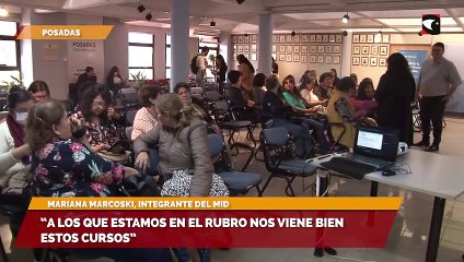 “A los que estamos en el rubro nos viene bien estos cursos”