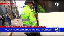 San Luis: ATU realizó operativos contra trasporte informal