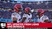 Lions and Bengals NFL Update