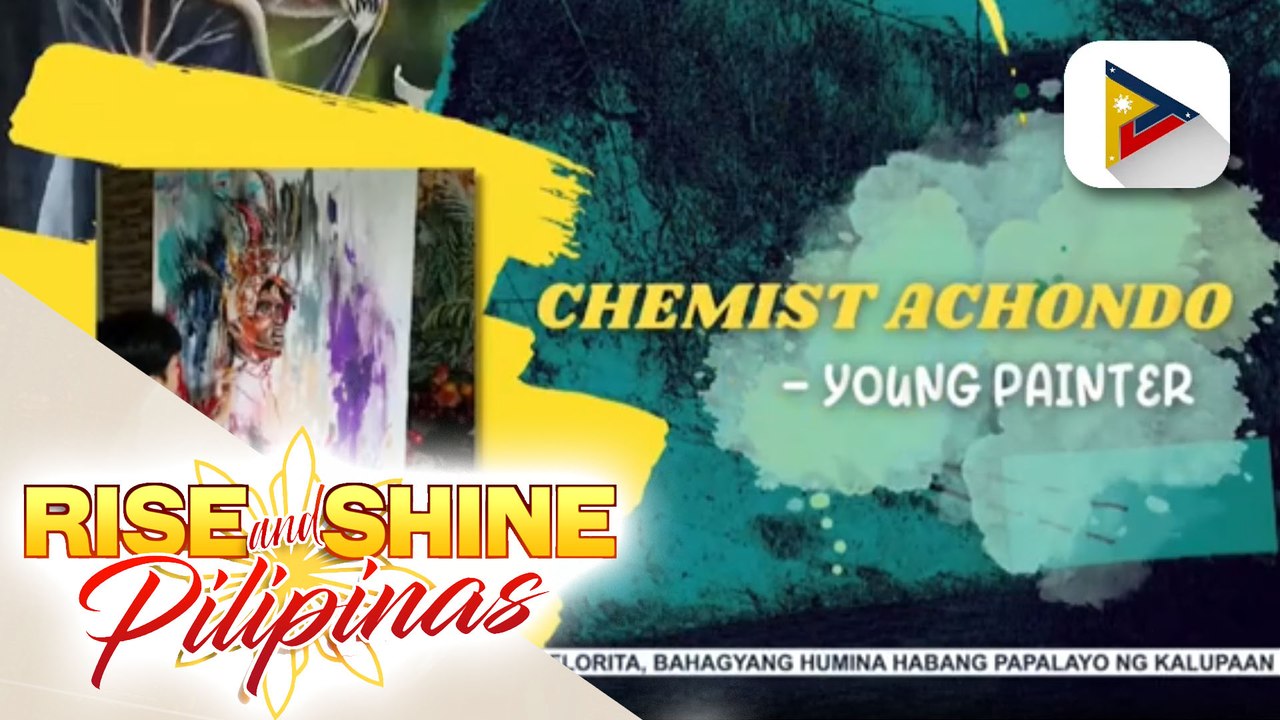 Young painter Chemist Achondo