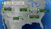 Five 1-in-1,000-year floods in just five weeks across the US