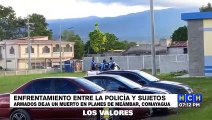 ¡Fuerte balacera! Deja delincuente fallecido y otro herido en Planes Meambar, Comayagua