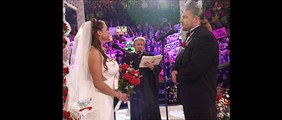 Triple H and Stephanie Mcmahon backstage wedding segments