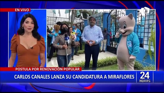 Jesús María: Carlos Canales oficializa su candidatura al distrito de Miraflores