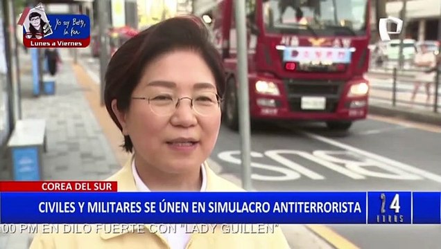Corea del Sur: militares y civiles realizan simulacro antiterrorista