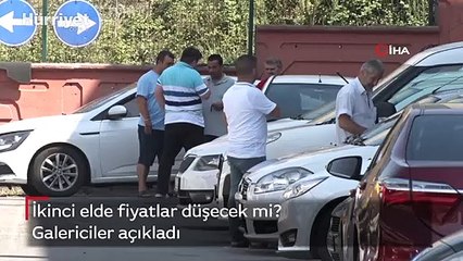 İkinci elde fiyatlar düşecek mi? Galericiler açıkladı