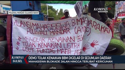 Demo Tolak Kenaikan BBM Digelar Di Sejumlah Daerah