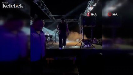 Konser sonrası sahneden düşen Emre Kaya hastaneye kaldırıldı